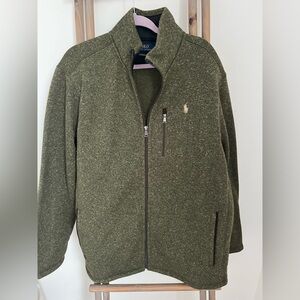Polo Ralph Lauren Men's Green Fleece Jacket size XXL
